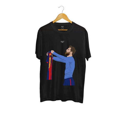 Leo's Iconic T-Shirt Celebration