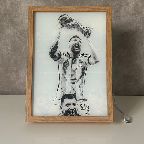 Messi WC - GOAT LED Frame