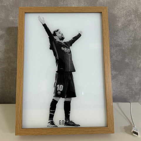 Messi at Camp Nou - GOAT LED Frame