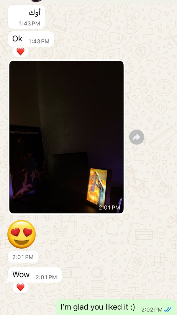 Customer conversation screenshot
