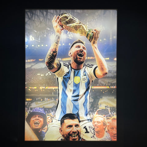 Messi WC - GOAT LED Frame