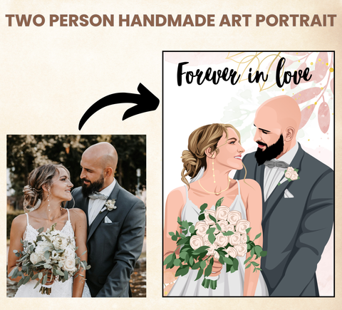 Two-Person Art Portrait