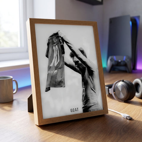 Messi's El Clasico - GOAT LED Frame