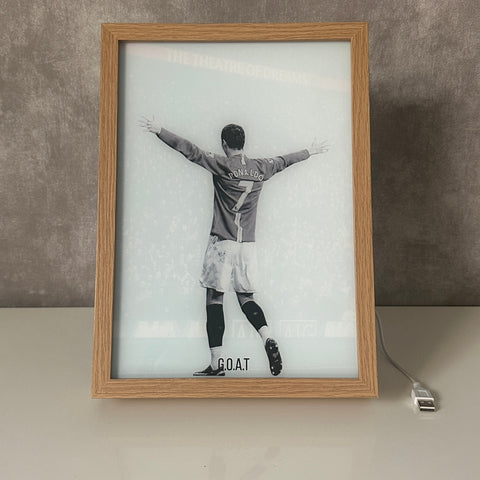 CR7 Old Trafford - GOAT LED Frame