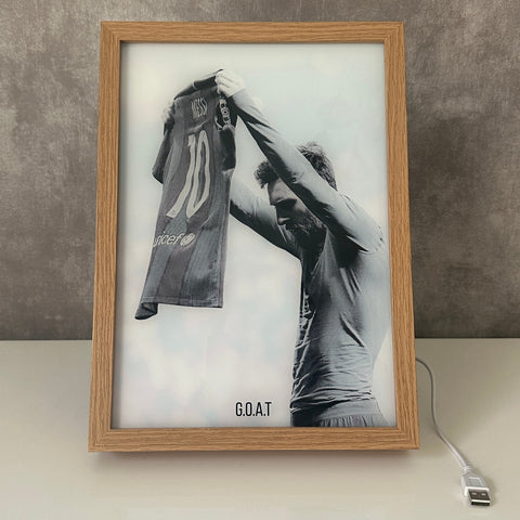 Messi's El Clasico - GOAT LED Frame