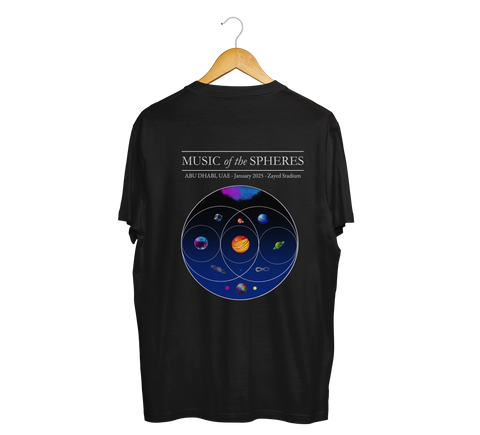 Cold play x Music of the Spheres T-Shirt (Kids) - Double-Sided Print