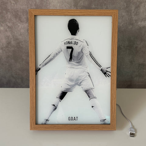 CR7 SIUUU - GOAT LED Frame
