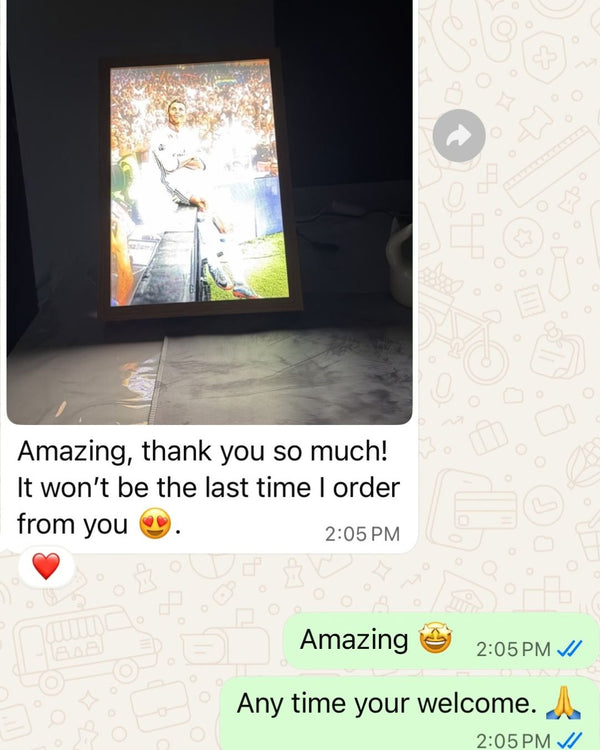 Customer conversation screenshot