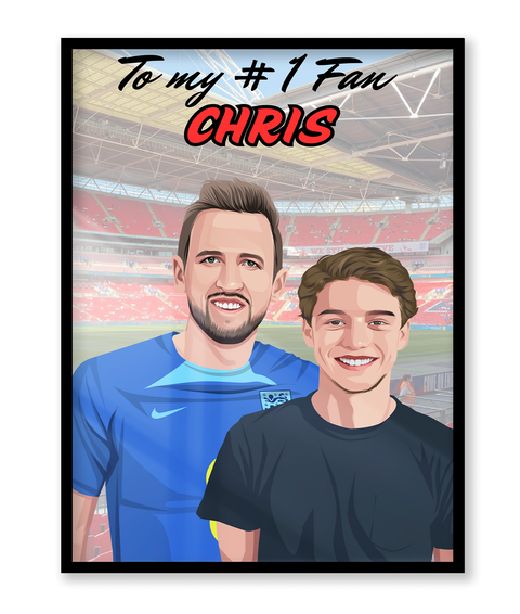 Harry Kane Fan Portrait