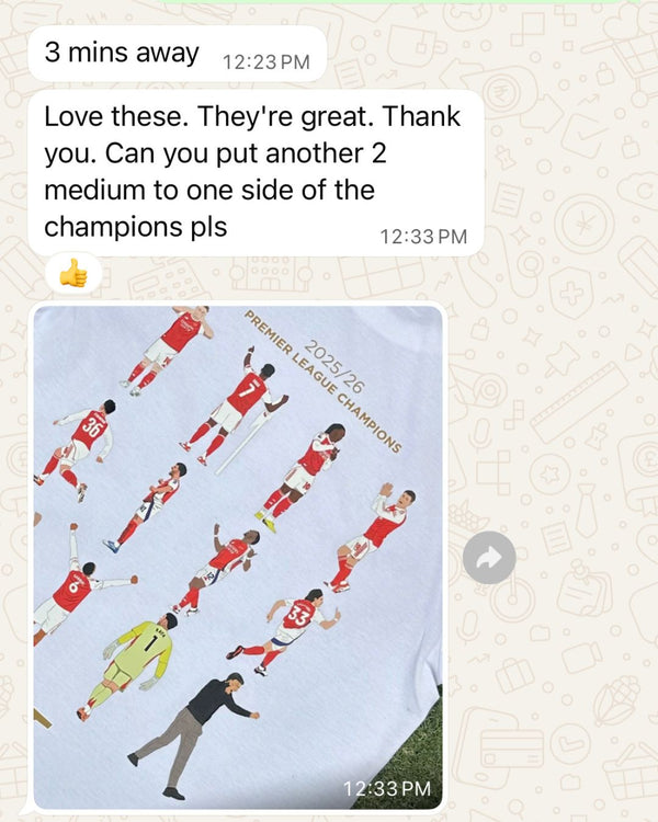 Customer conversation screenshot
