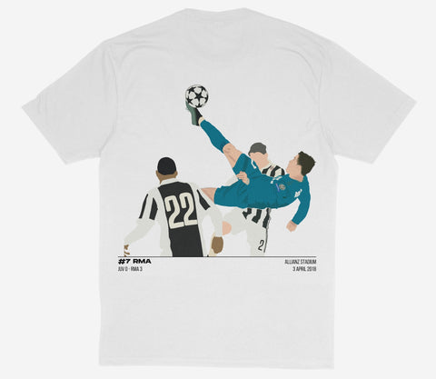 CR7's Bicycle Kick - Back Print