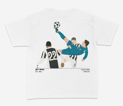 CR7's Bicycle Kick - Back Print (Kids)