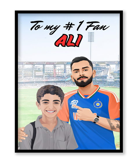 Kohli Fan Portrait