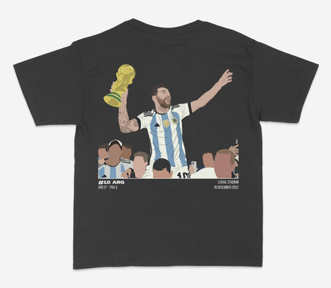 Leo's World Cup - Back Print (Kids)
