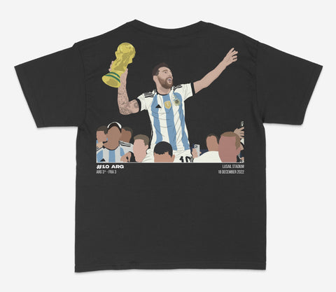 Leo's World Cup - Back Print (Kids)