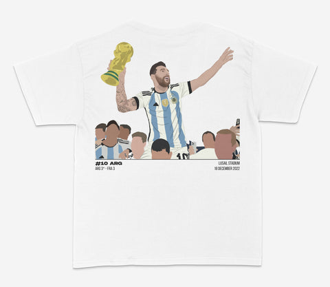 Leo's World Cup - Back Print (Kids)