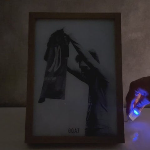 Messi's El Clasico - GOAT LED Frame